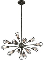 Conduit 13-Light Chandelier